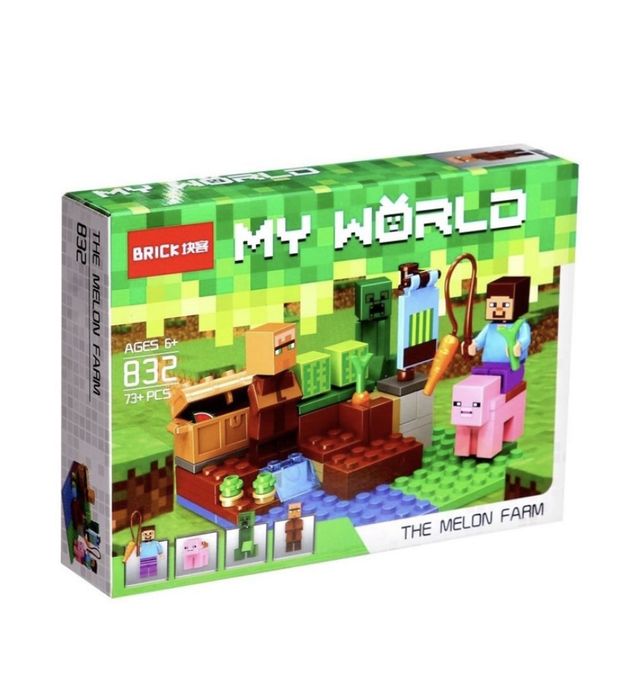 Конструктор Minecraft Майнкрафт Схованка в лісі