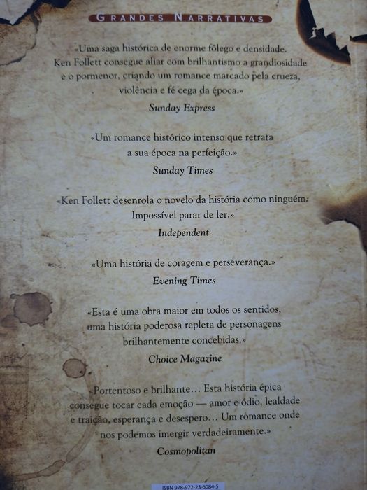 Uma Coluna de Fogo " ken Follet "