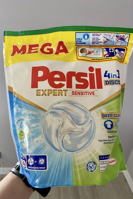 TANIO Kapsulki do prania Persil Discs 4w1 Expert Sensitive 54 szt. HIT