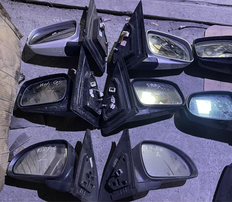 Дзеркало Kia Sportage 2, Sorento, Seed, Rio, Carens б/у оригінал