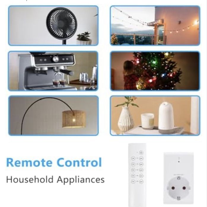 G-homa Gniazdka sterowane pilotem 5 sztuk