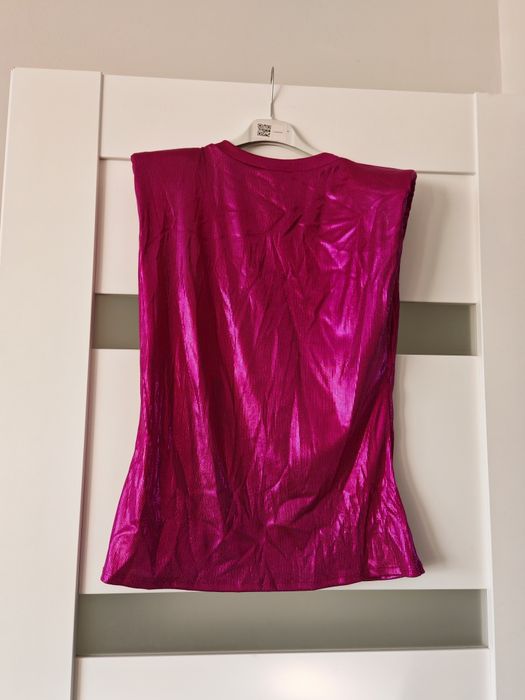 Bluzka różowa nowa disco m L uni