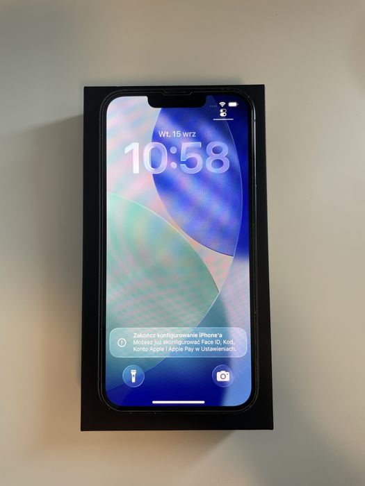 iPhone 13 Pro 128 GB – w pełni sprawny, oryginalny, pęknięty tył