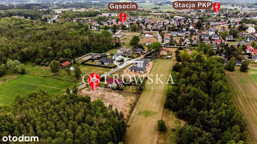 Działka budowlana z decyzją o WZ l k. Gąsocina