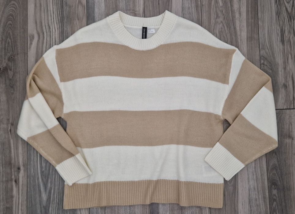 Sweter damski akrylowy lekki H&M r. 38 M