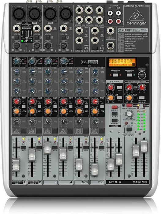 Mesa Mistura Behringer QX1204USB - Áudio