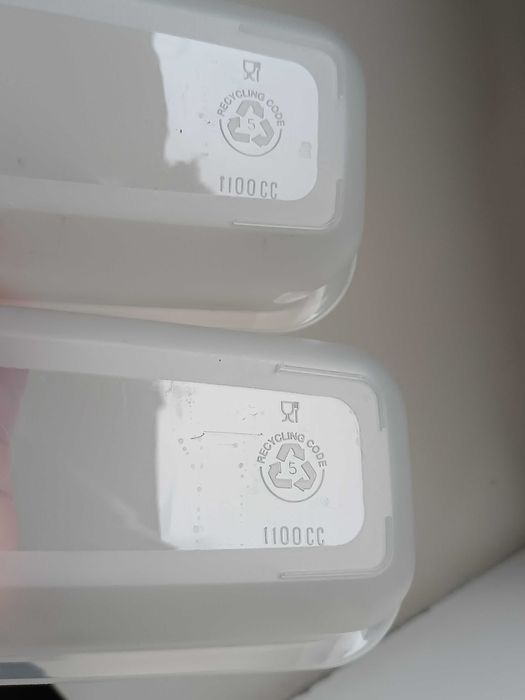 Plastikowe pojemniki pudełka pudełko na żywność długie podłużne zestaw