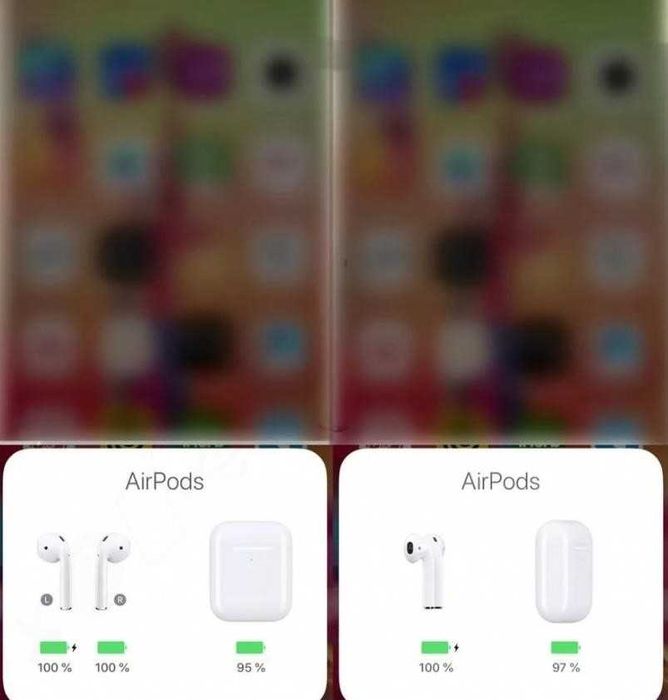 Навушники Бездротові аірподс 2 1в1 Lux +чохол