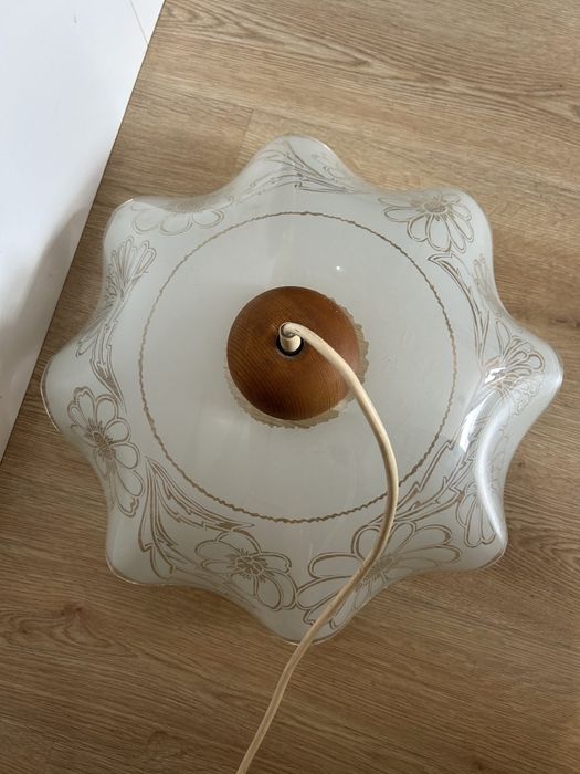 Lampa wisząca szklana