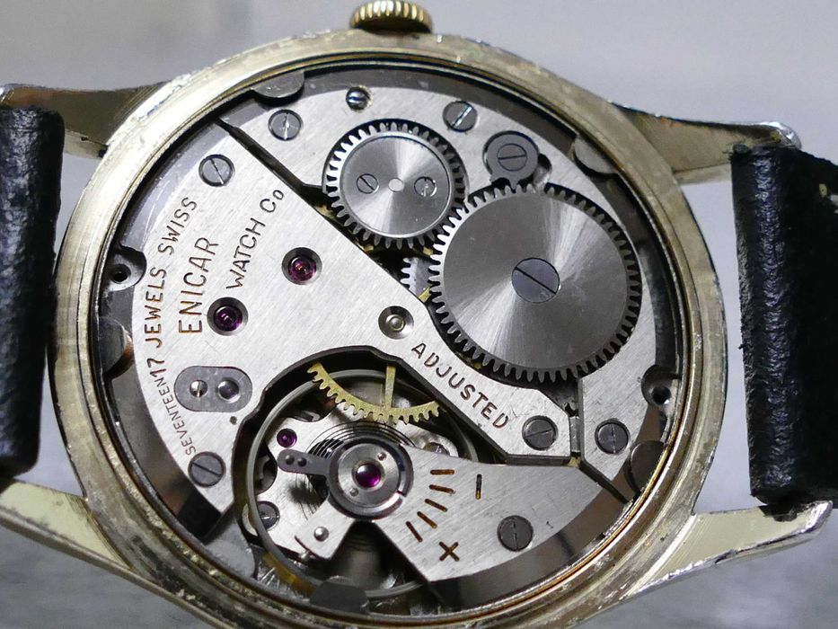 Enicar Ultrasonic 17 jewels 1064-12-CR Sprawny