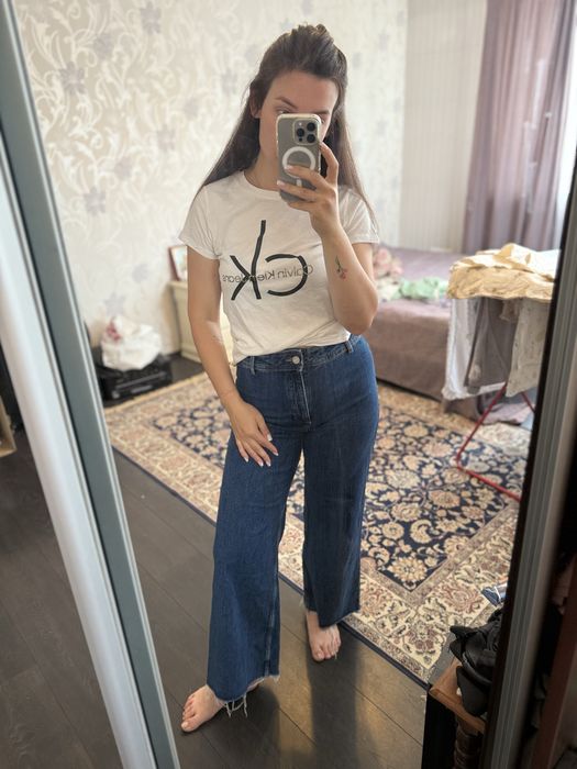 Джинси mango темно сині