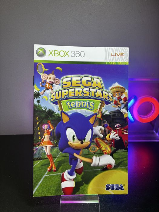 Sega Superstars Tennis Xbox 360 manual instrukcja