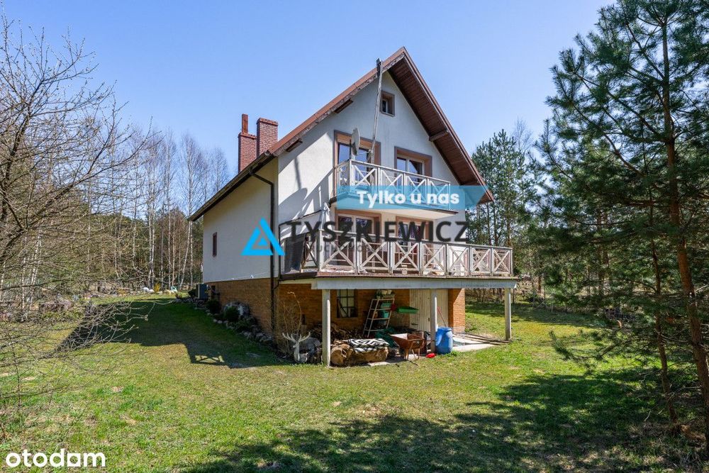 Malowniczy dom na działce  1,3ha -Bory Tucholskie