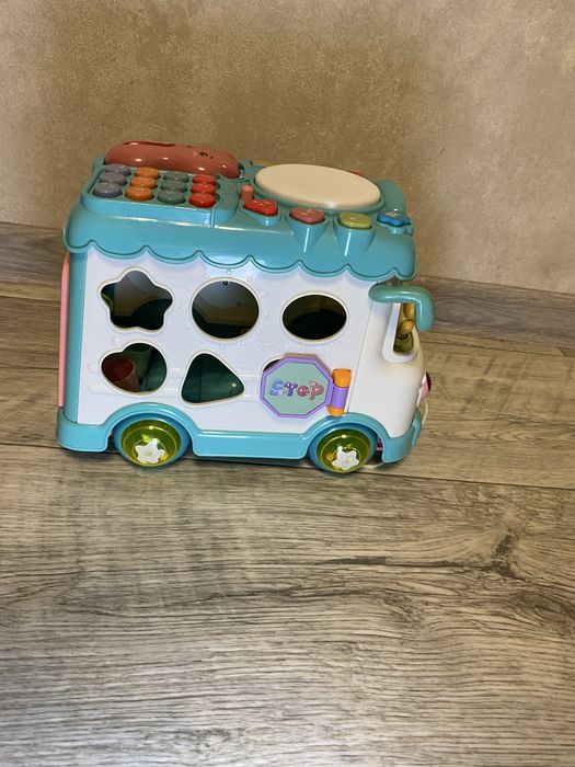 Інтерактивна іграшка дитячий автобус, розвиваюча іграшка, автобус