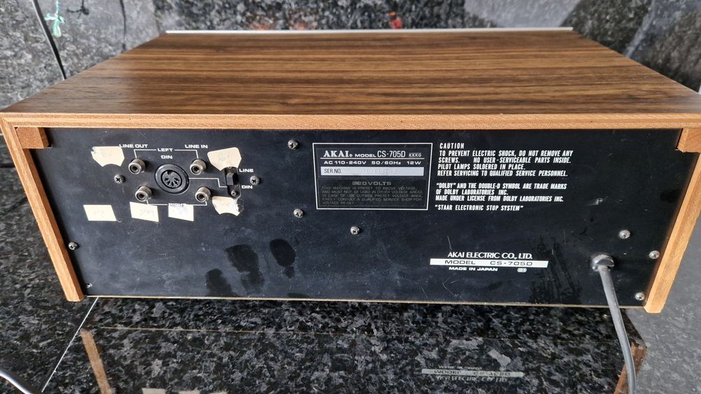 Magnetofon Akai CS-705D retro kaseciak Strzelin • OLX.pl