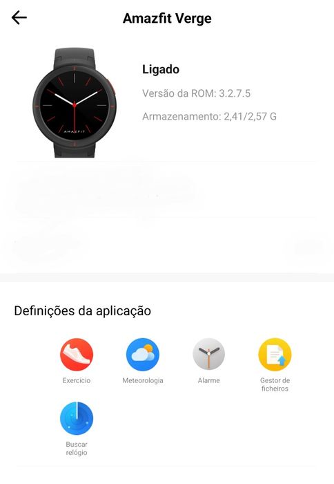 Smartwatch Amazfit Verge