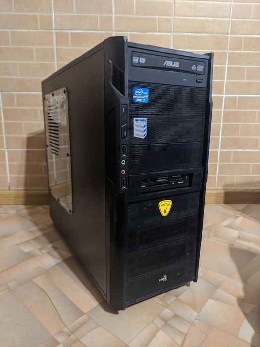 Ігровий ПК. INTEL CORE I7, 16Gb ОЗУ, RX 560 , SSD 120 GB, HDD 1000GB