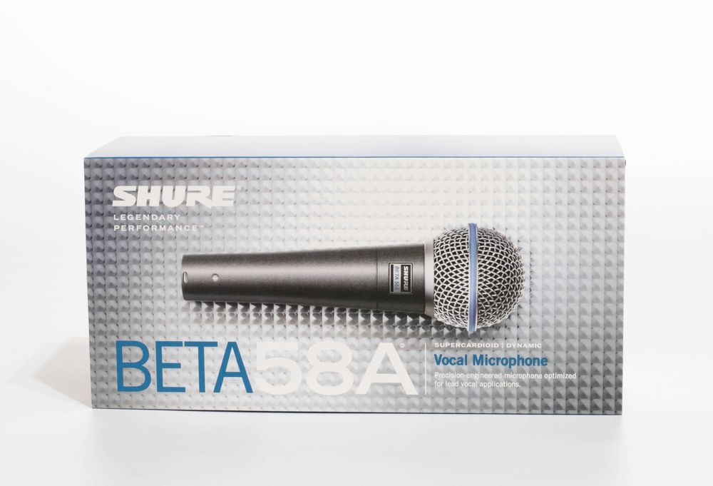 SHURE BETA 58A вокальний якісний шнуровий мікрофон (не SM)