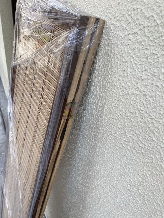 Biombo de 3 folhas ( madeira e palhinha…)