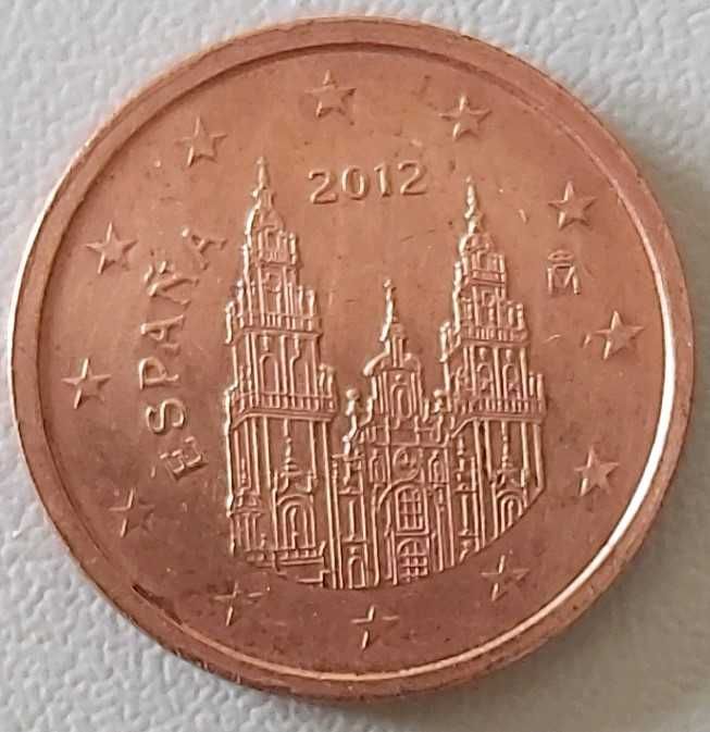 2 cêntimos de 2012 de Espanha, Santiago de Compostela