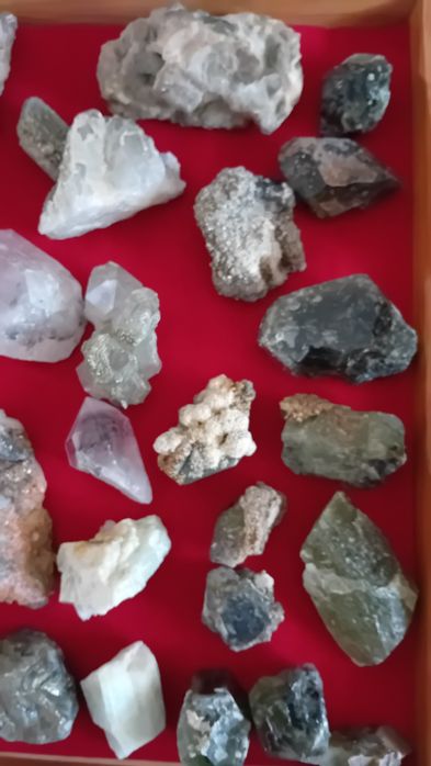 Minerais diversos para coleção