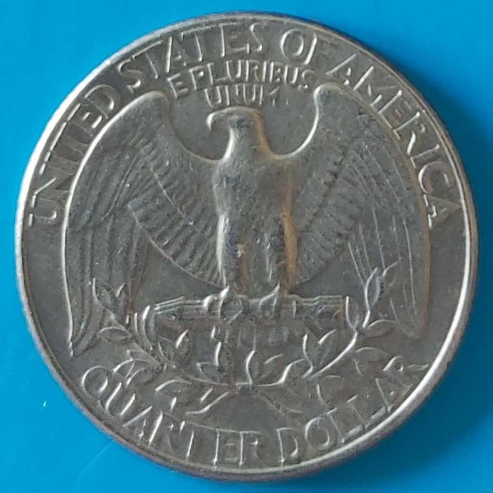 1/4 Dólar de 1989.D dos USA
