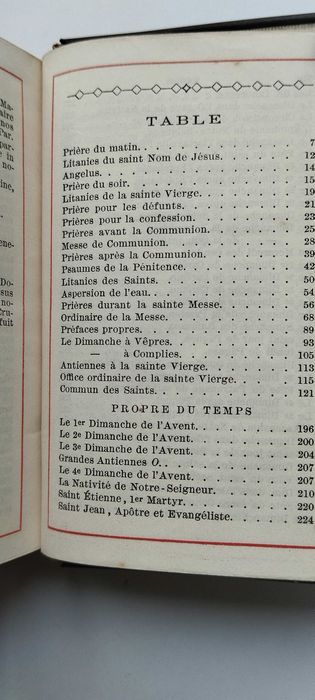 Antigo missal Paroissien Romain
