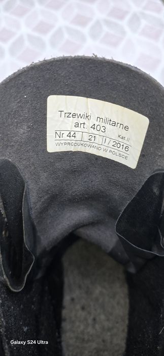 Trzewiki militarne wojskowe taktyczne mocna podeszwa.