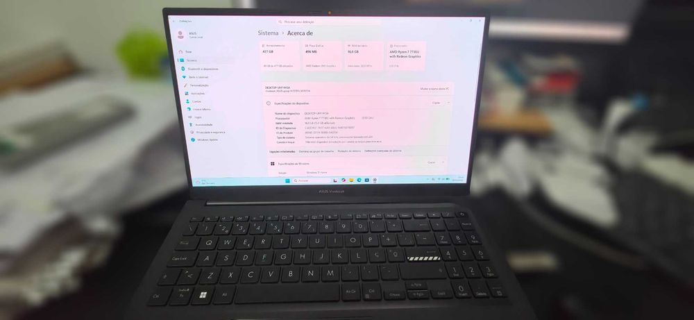ASUS VivoBook 15 OLED | Ryzen 7 7730U | 16GB RAM | SSD 512GB