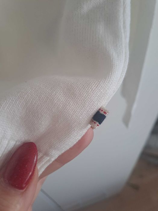 Sweter męski biały