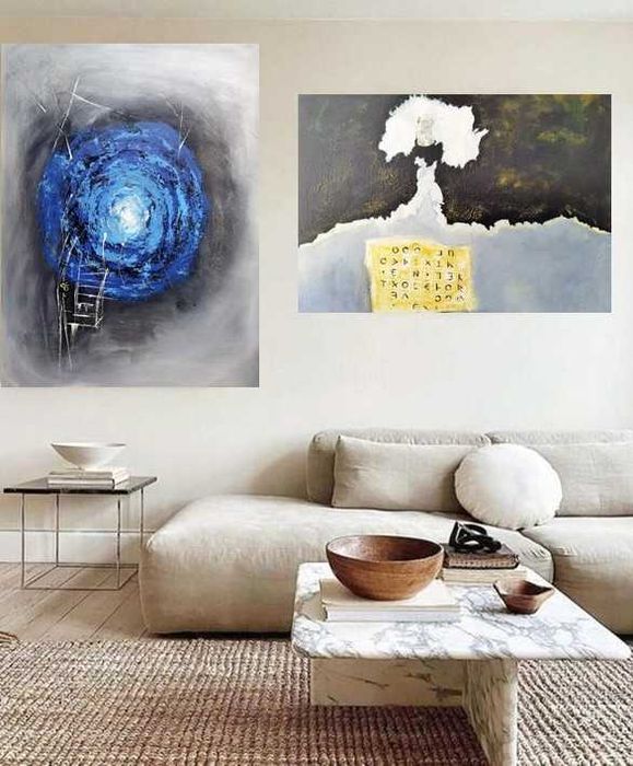 Várias pinturas  em Tela com vários tamanhos, para venda.