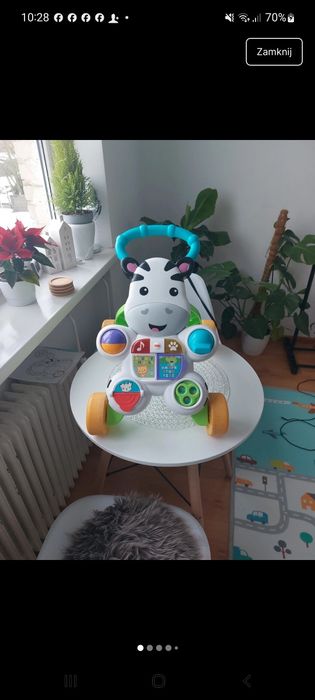 Pchacz zebra Ficher Price