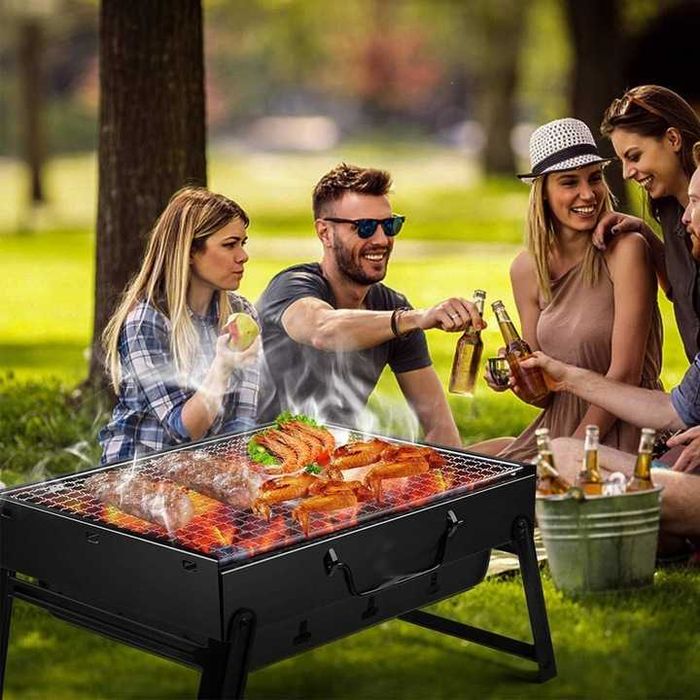 Przenośny Grill Turystyczny Węglowy