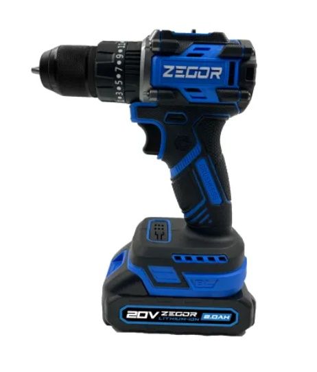 Ударный Аккумуляторный шуруповерт ZEGOR CDD-21BLH Brushless 21В Зегор Посадка Макита М1 Шурупокрут Дрель Дриль