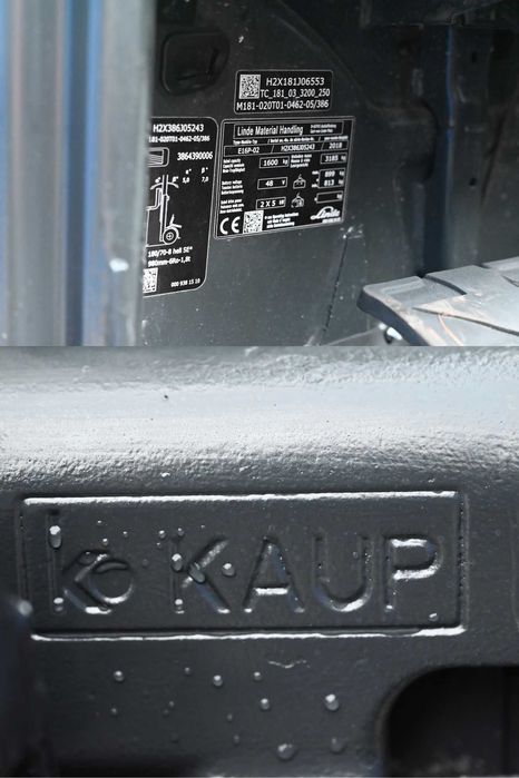 Wózek widłowy Linde E16 P-02 Triplex 462cm 2362mth 2018 rok  FHP 448