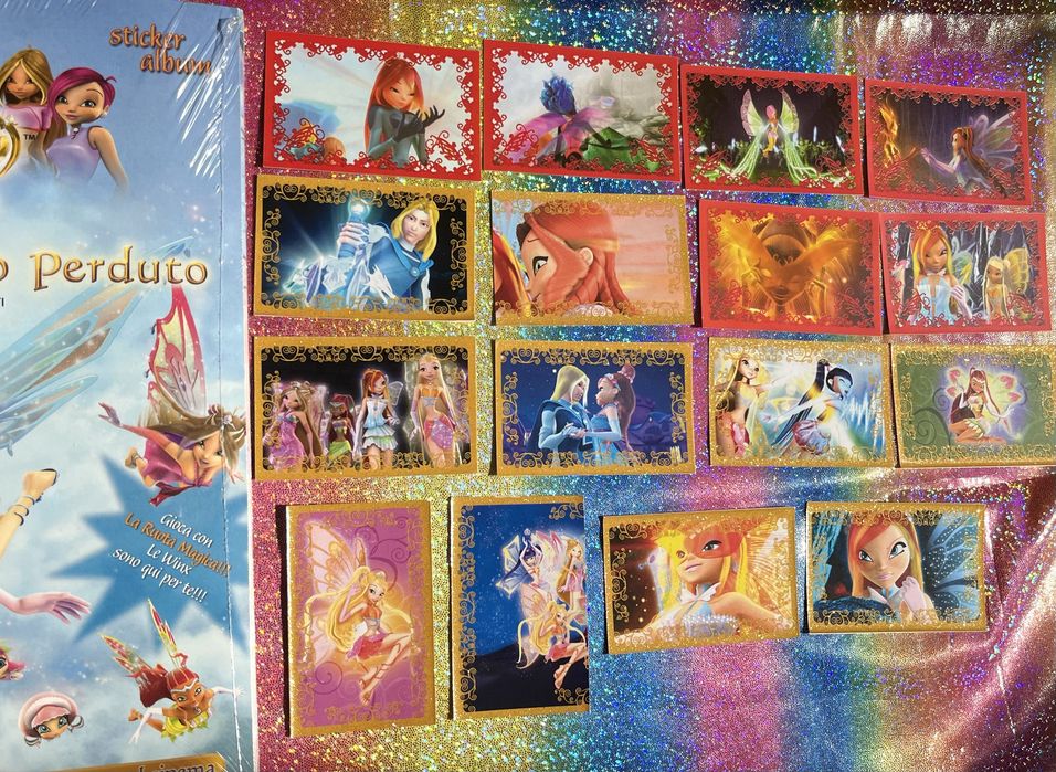 Наліпки паніні по різним альбомам Вінкс Winx panini