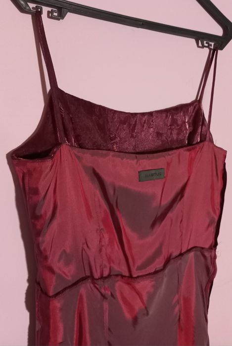 Vestido Elegante Habitus Organza Lilás