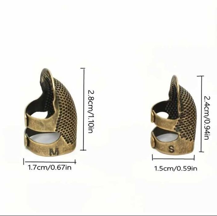 Вінтажний регульований рукодільний захисник для пальців