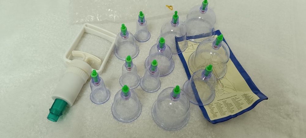 Kit de ventosas. Tem 2 unidades de cada tamanho. São 6 tamanhos. Nova.