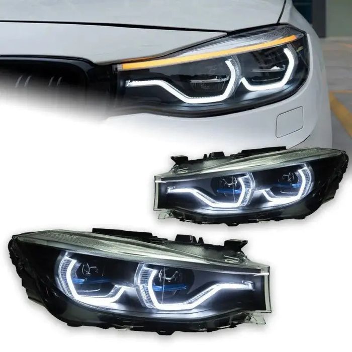 BMW F34 3 Series GT 2012–2018 Reflektory Lampy Przednie LED DRL Kierunkowskaz Komplet
