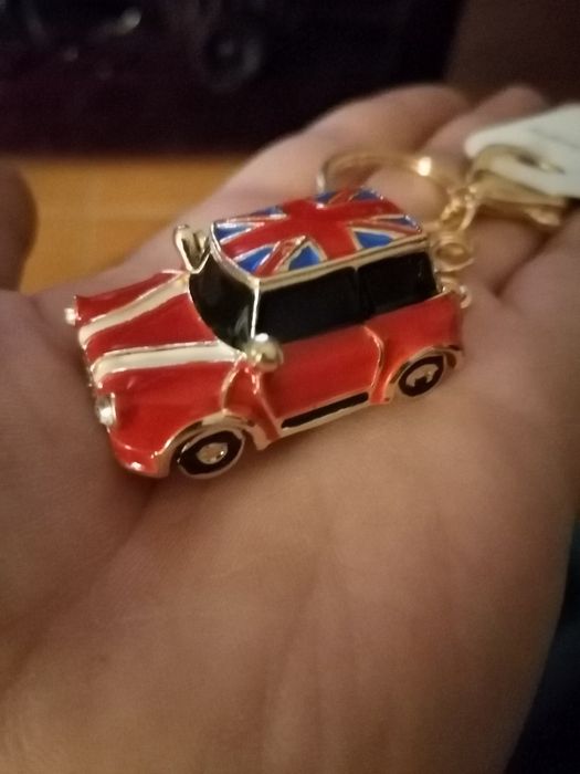 Porta chaves Mini Cooper design Union Jack Flag