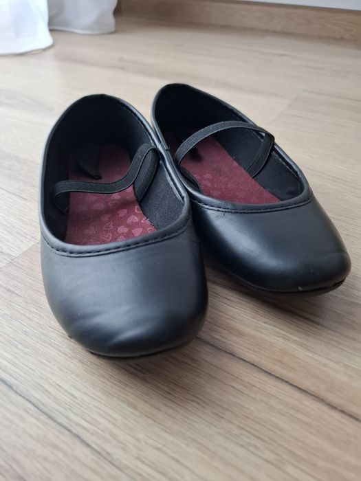 Pepco balerinki czarne klasyczne na gumce rozmiar 33 wkładka 21 cm