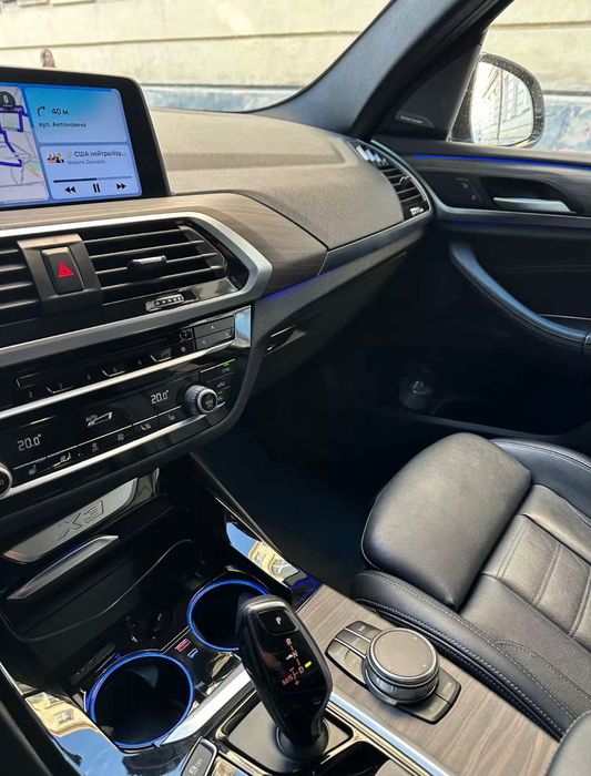 Подсветка подстаканника BMW X3 G01 накладка декор БМВ Х3 Г01