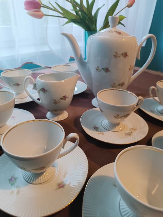 Niższa cena Serwis kawowy Regina Chodzież lata 60 PRL 17el.