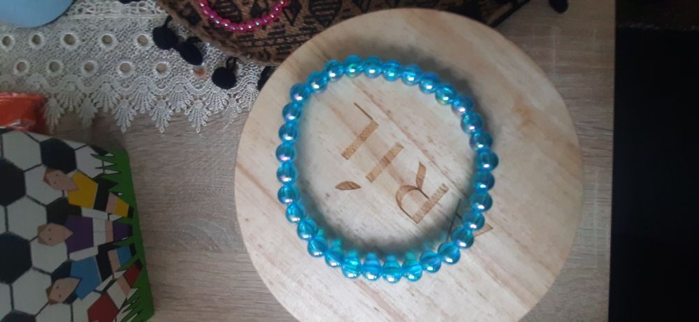 Bransoletka damska niebieska