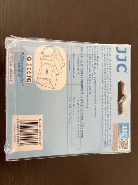 Proteção solar LCD câmara de filmar