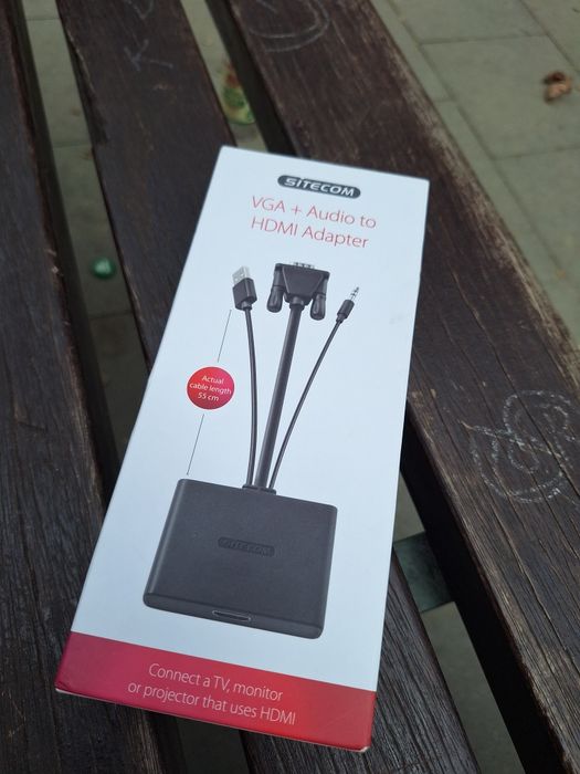 Przejściówka z VGA do HDMI nowa