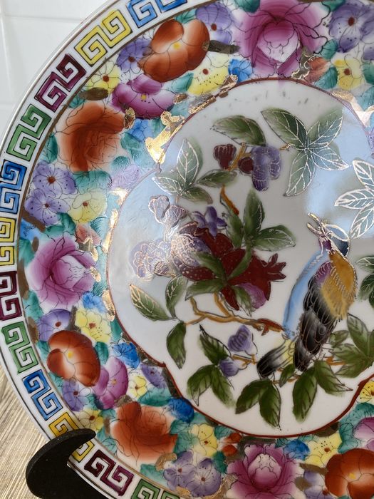 1 Prato chinês porcelana antiga