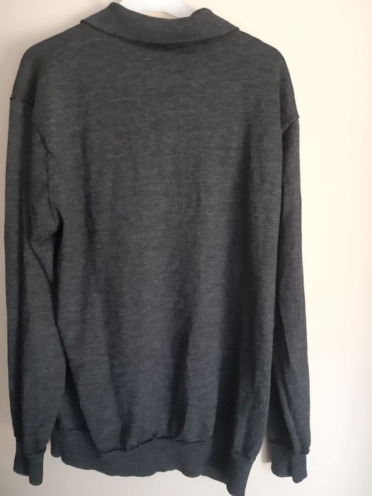 Sweter prl vintage Pelo since 1870 dzianina szary męski dziadek limit