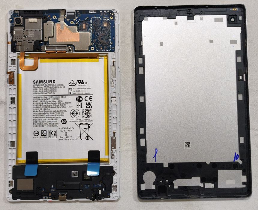 Componentes Tablet Samsung Galaxy TabA7 Lite SM-T220